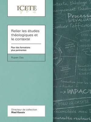 cover image of Relier les études théologiques et le contexte